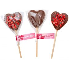 Chocolate Heart Lollipop 24.11