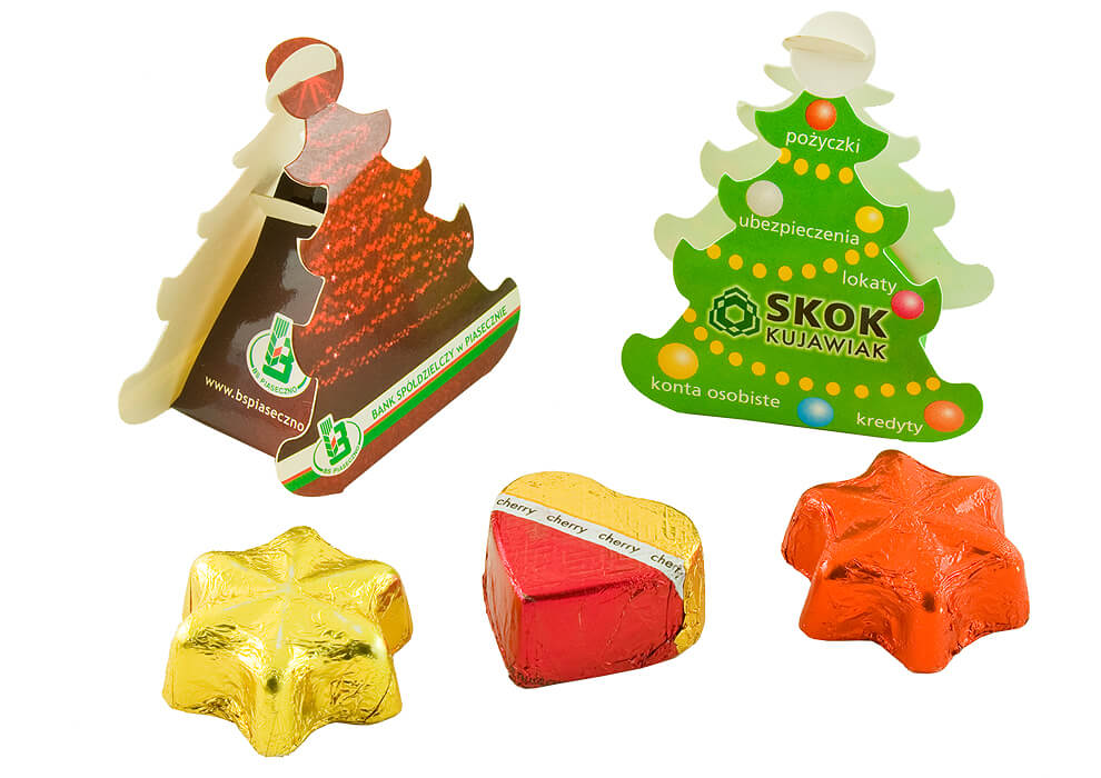 CZEKOLADKA W PUDEŁECZKU CHOINKA - obrazek 3