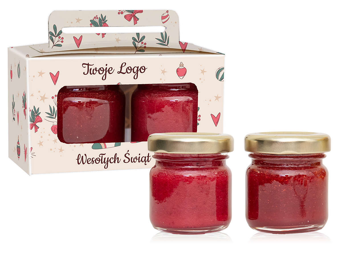 Firmowy prezent – miodowy duet w pudełku z indywidualnym nadrukiem