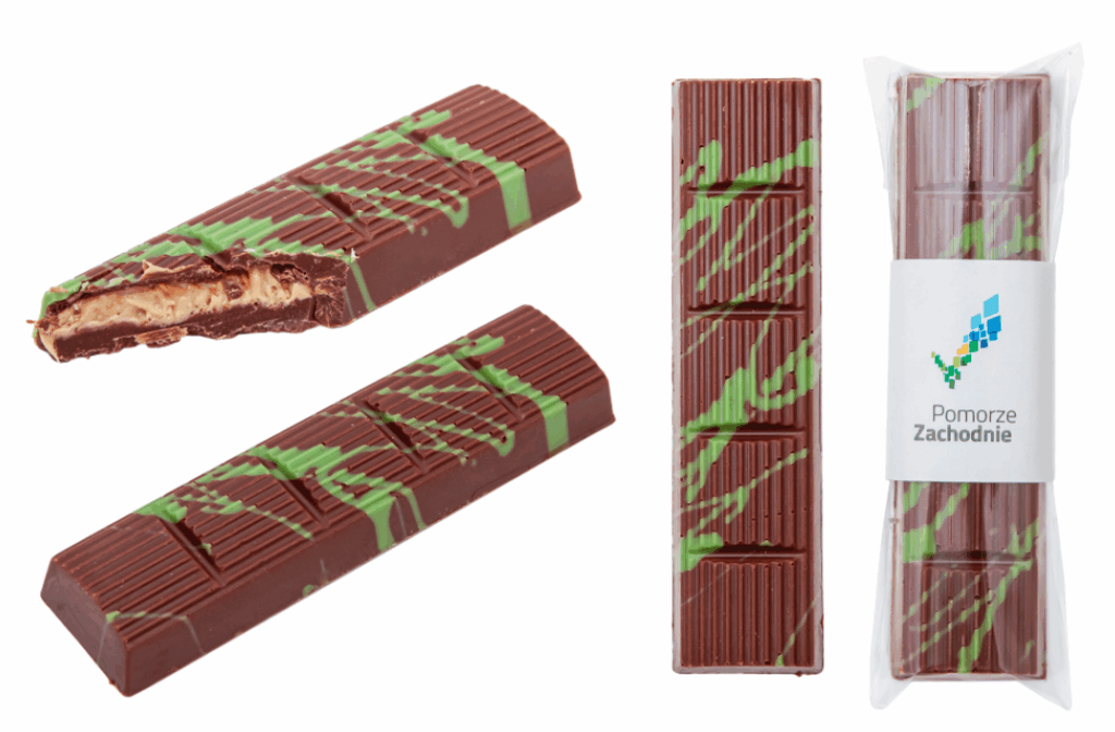 Firmowy upominek – czekoladowy baton w personalizowanym opakowaniu