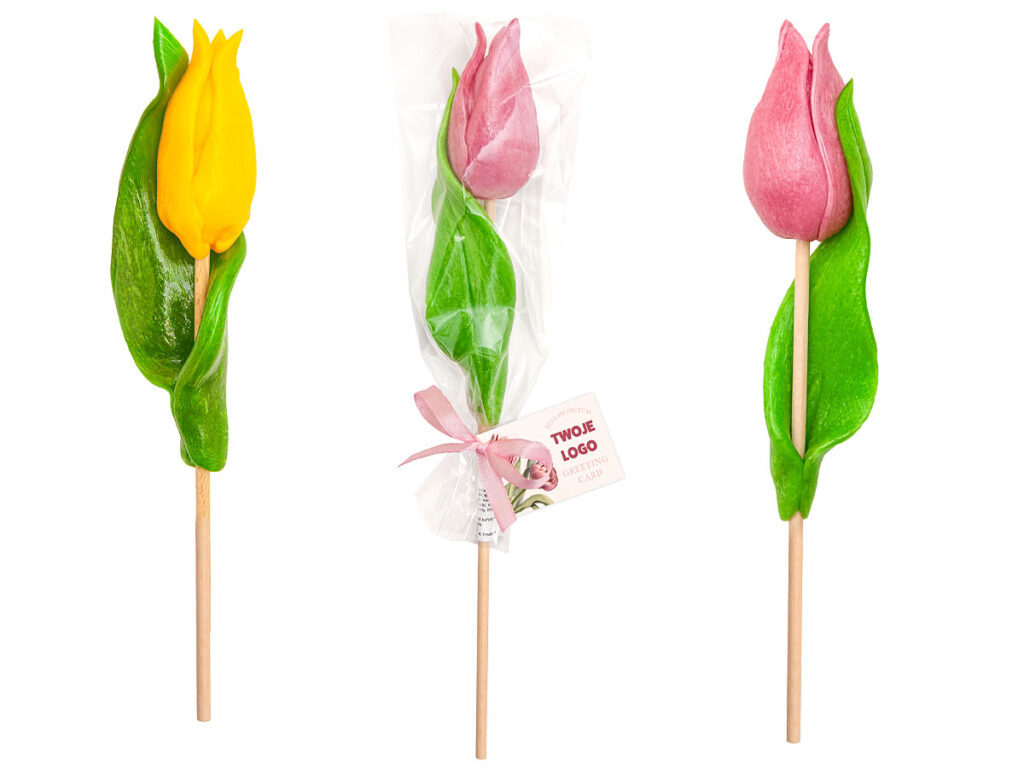 Słodki upominek reklamowy – lizak z logo firmy