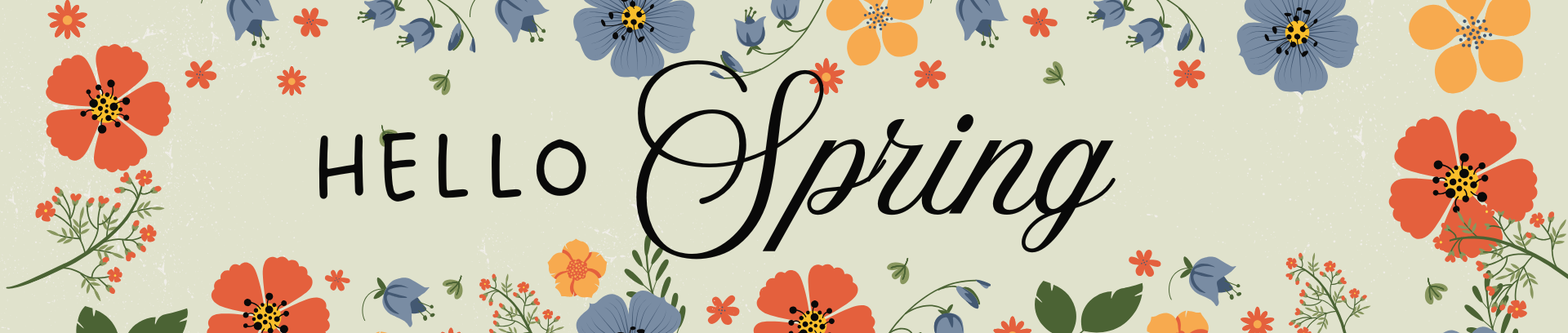 hello spring baner